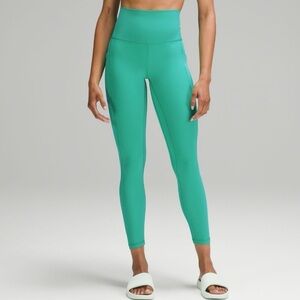 Lululemon Align High Rise Pants Leggings with Pockets Kelly Green 14 Nwt